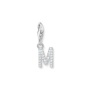 Charm pendant letter M silver | The Jewellery Boutique