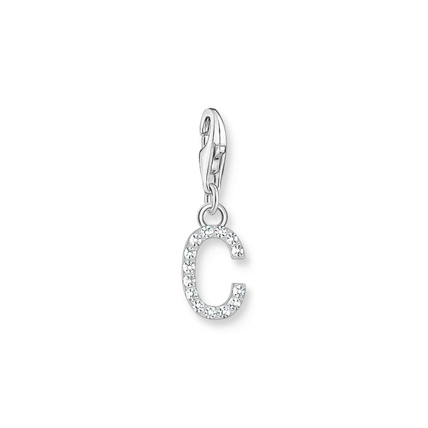 Charm pendant letter C silver | The Jewellery Boutique