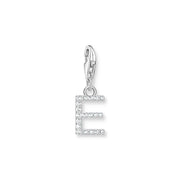 Charm pendant letter E silver | The Jewellery Boutique