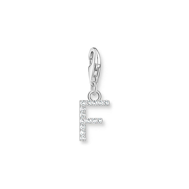 Charm pendant letter F silver | The Jewellery Boutique