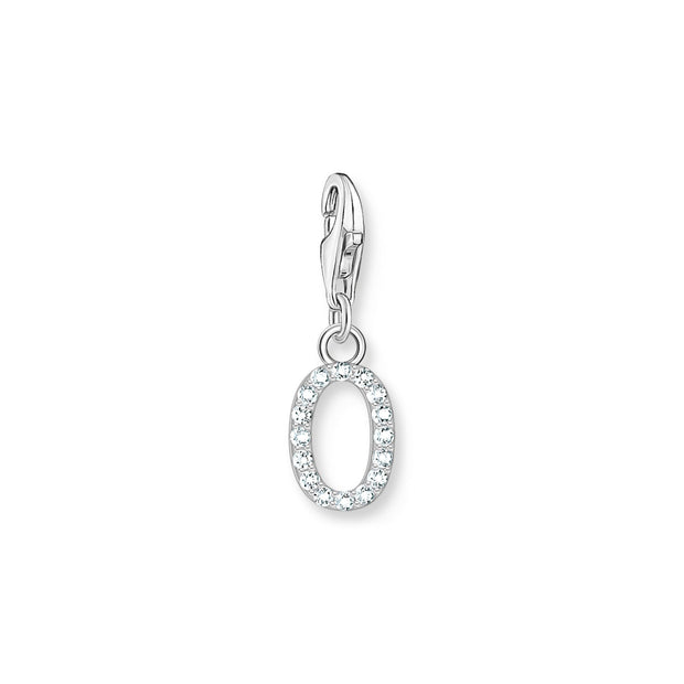 Charm pendant letter O silver | The Jewellery Boutique