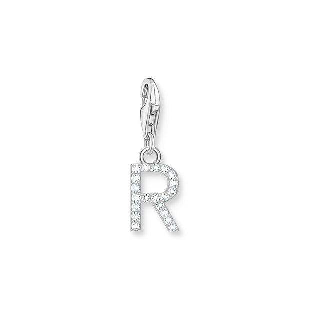 Charm pendant letter R silver | The Jewellery Boutique