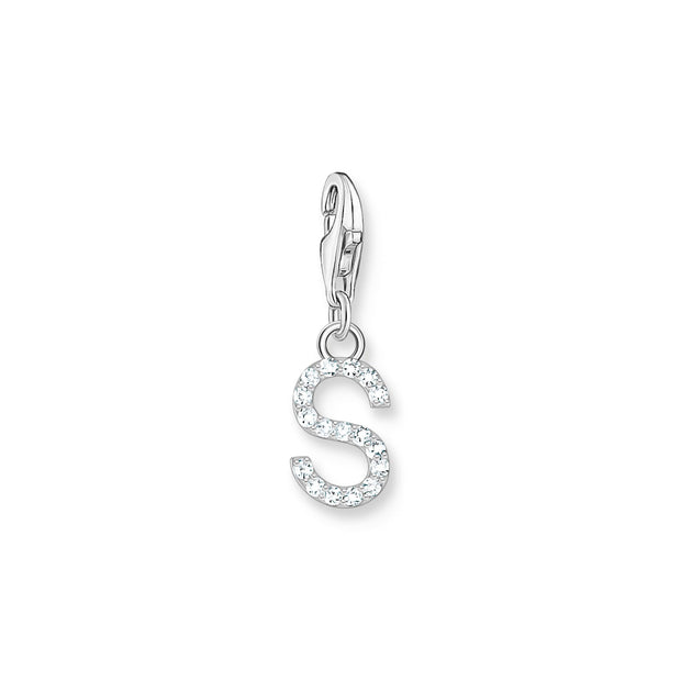 Charm pendant letter S silver | The Jewellery Boutique