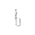 Charm pendant letter U silver | The Jewellery Boutique