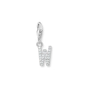Charm pendant letter W silver | The Jewellery Boutique