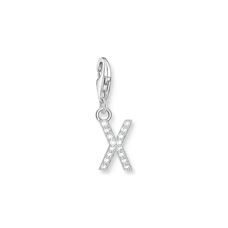 Charm pendant letter X silver | The Jewellery Boutique