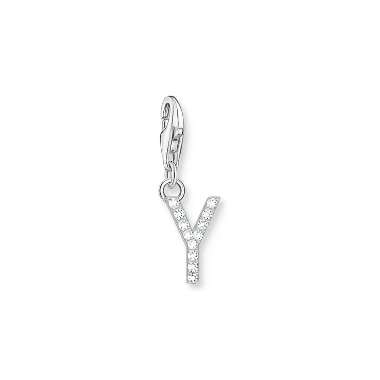 Charm pendant letter Y silver | The Jewellery Boutique