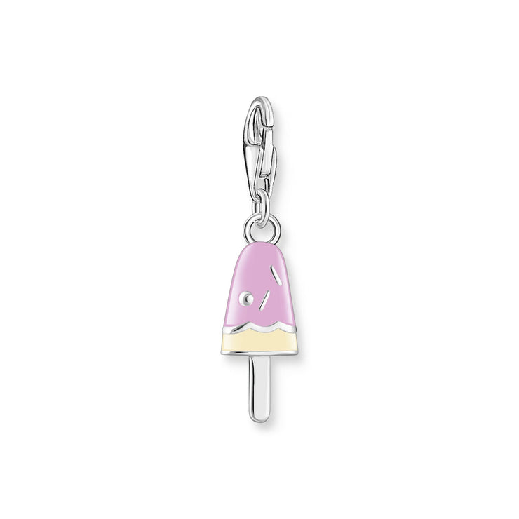 THOMAS SABO THOMAS SABO Charm Pendant Popsicle with White Stones Silver