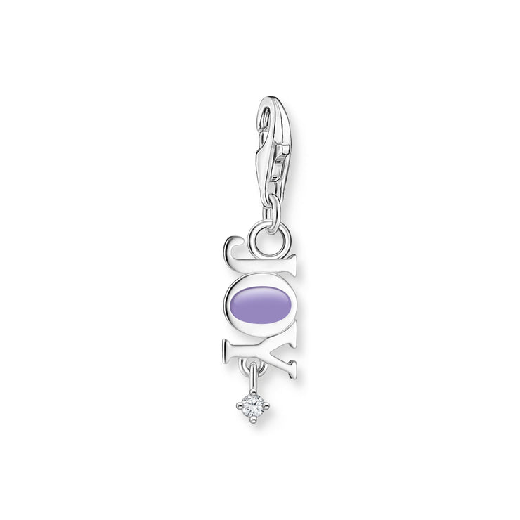 THOMAS SABO THOMAS SABO Charm Pendant Joy with Stone Silver