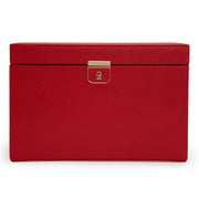Wolf Palermo Large Jewellery Box  Red