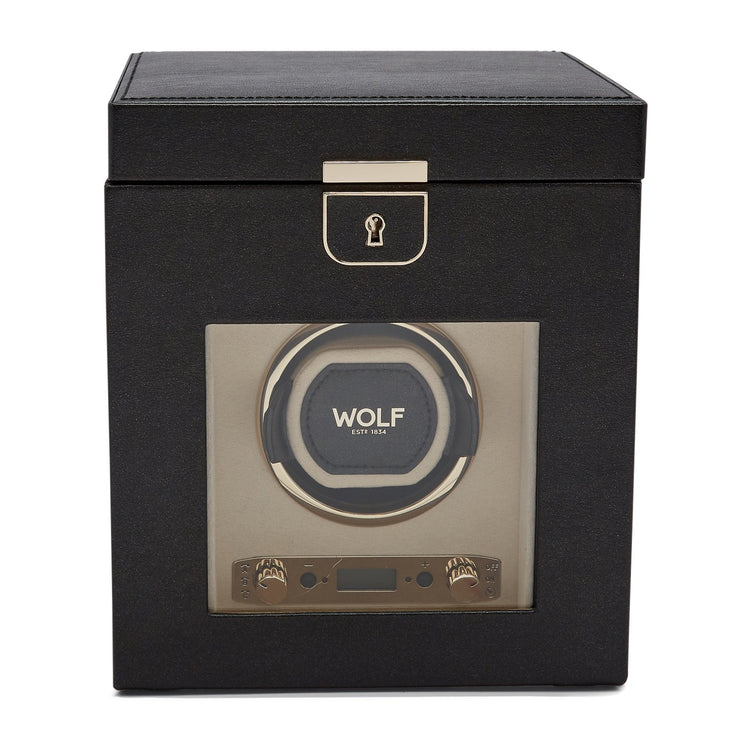 Wolf Palermo Single Watch Winder Black