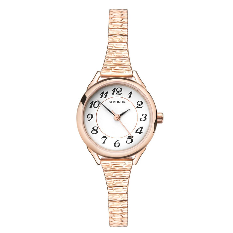 Sekonda Women’s Classic Rose Gold Plated Expander Watch