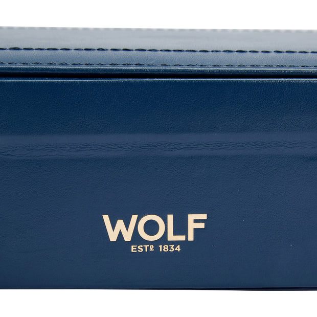 Wolf Sophia Travel Zip Case Indigo