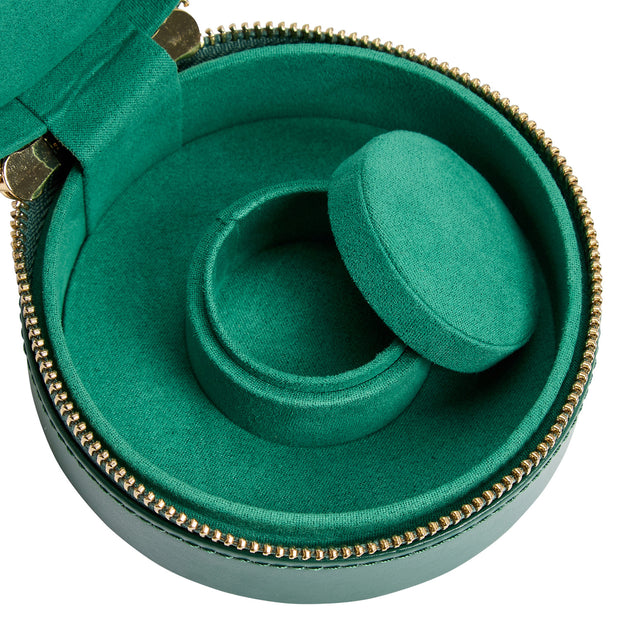 Wolf Sophia Mini Round Zip Case Forest Green