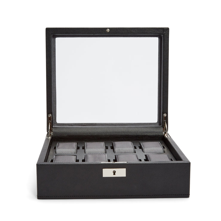 Wolf Viceroy 8 Pc Watch Box Black