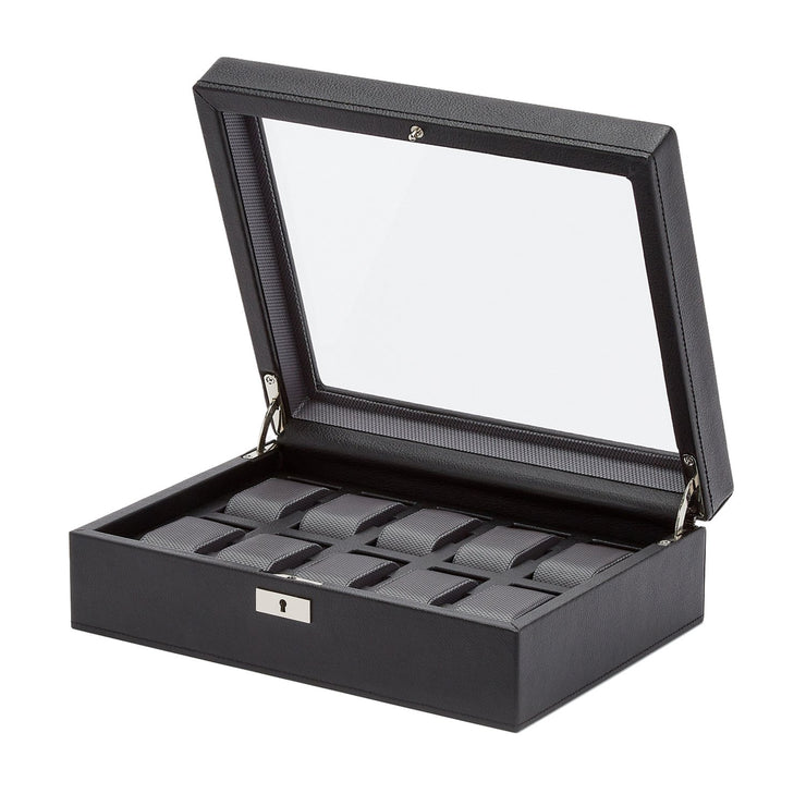 Wolf Viceroy 10 Pc Watch Box Black