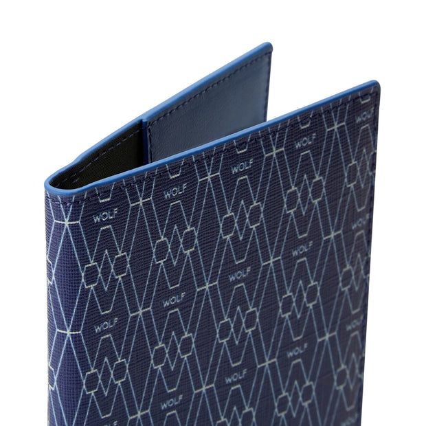 Wolf Signature Passport Sleeve Blue