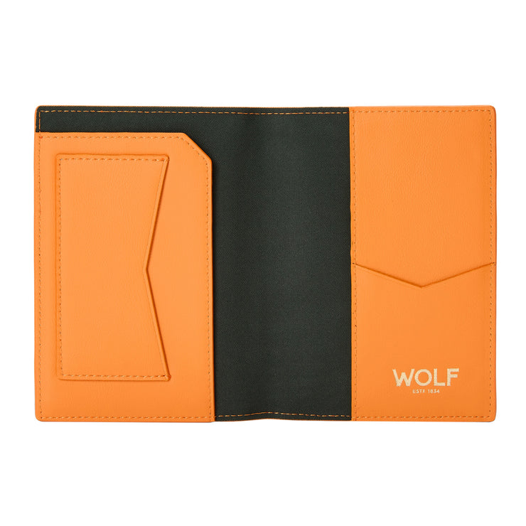 Wolf Signature Passport Sleeve Blue