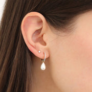 Diamond Stud Earrings with 0.10ct Diamonds in 9K Yellow Gold - 9YCE10