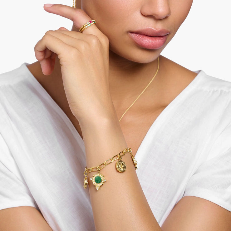 Iconic Symbols Coins Gold Bracelet | The Jewellery Boutique