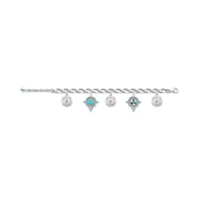 Iconic Symbols Silver Bracelet | The Jewellery Boutique