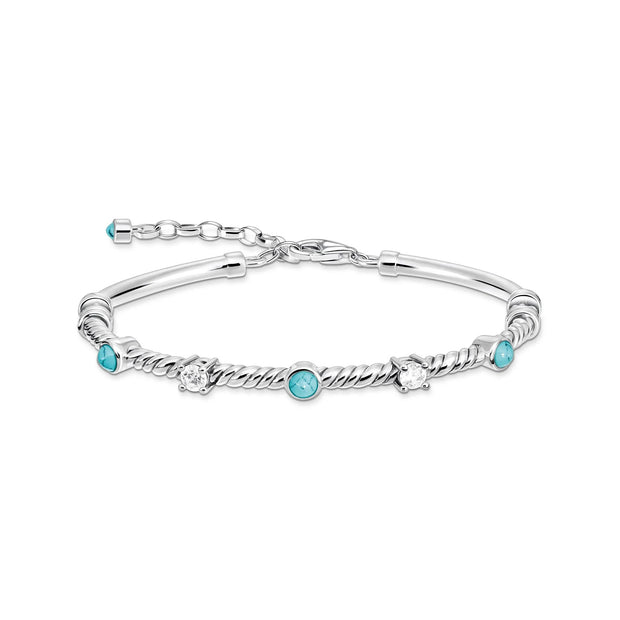 TURQUOISE ROPE BANGLE | The Jewellery Boutique