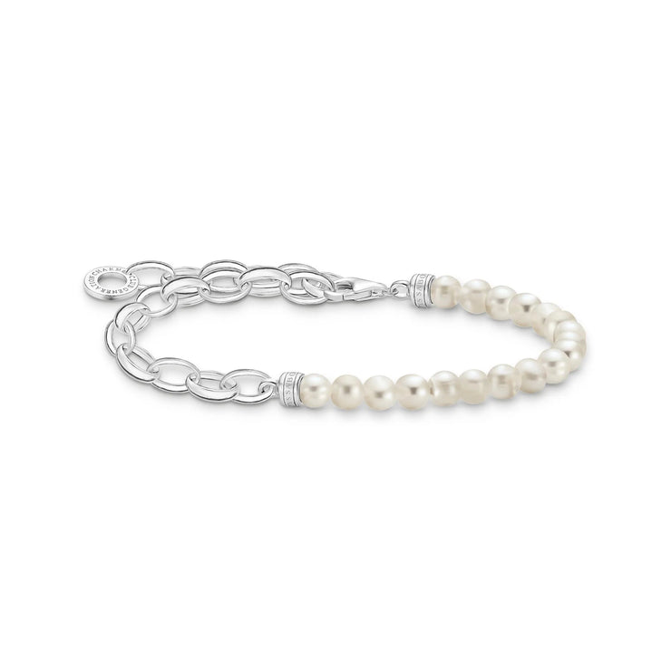 Link Chain Freshwater Pearl Bracelet | The Jewellery Boutique