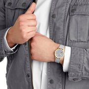 Mondaine Official Swiss Railways Classic Good Grey Textile 36mm Watch