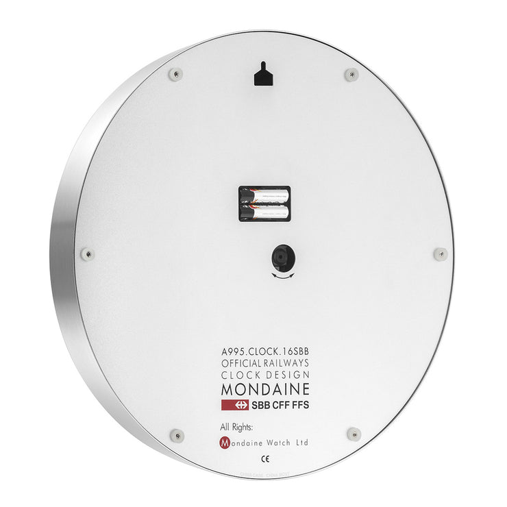 Mondaine Official Swiss Railways Wall Clock