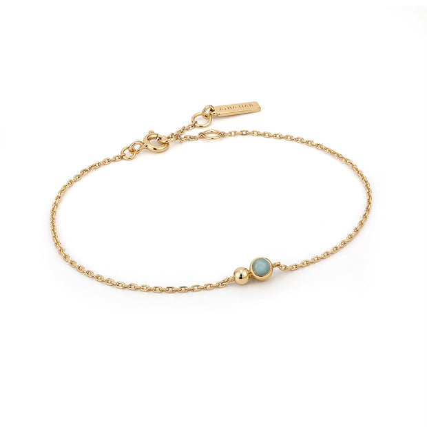 Gold Amazonite Bracelet | The Jewellery Boutique