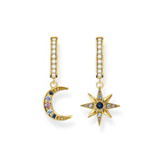 Thomas Sabo Hoop earrings royalty star & moon