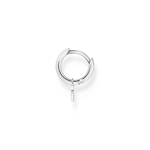 Thomas Sabo Single hoop earring with heart pendant silver