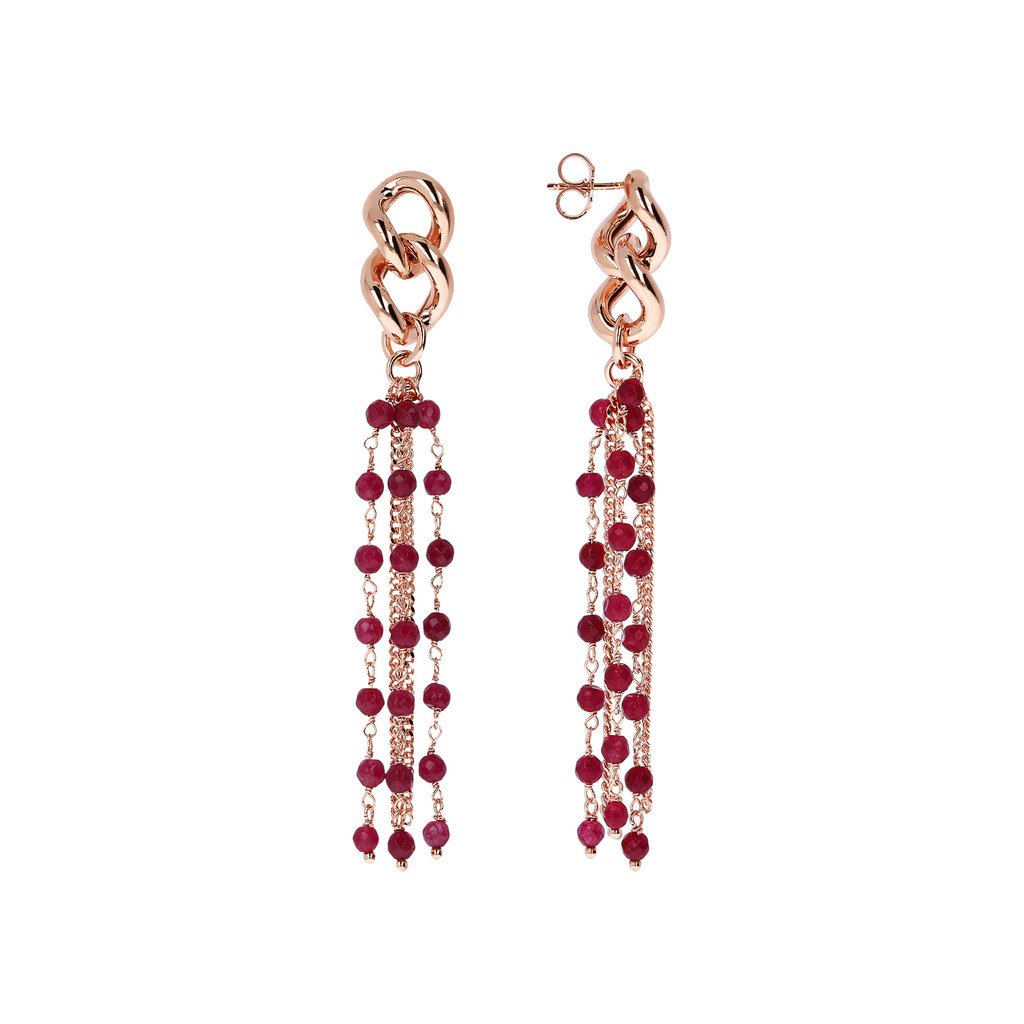 Bronzallure Dangling Earrings Long Multiline