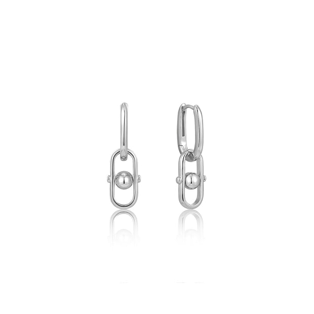 Silver Link Drop Earrings | The Jewellery Boutique
