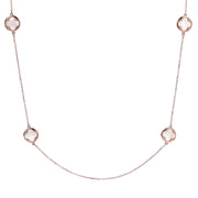 Bronzallure Small Four-Leaf Clover Long Necklace