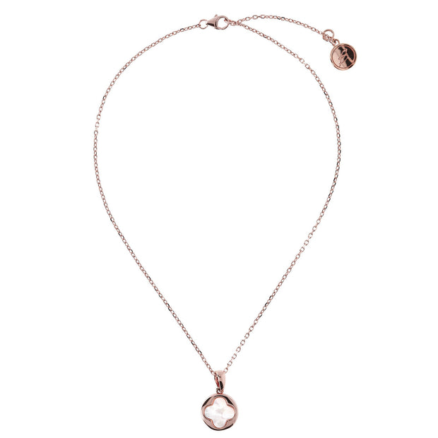Bronzallure Small Four-Leaf Clover Necklace