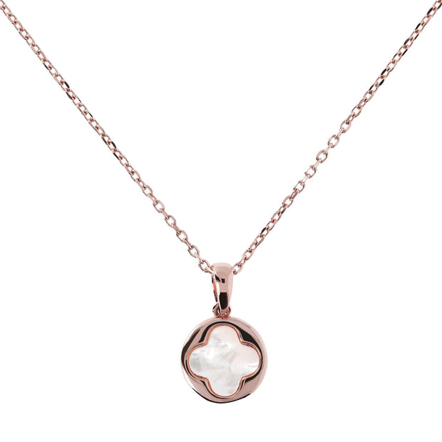 Bronzallure Small Four-Leaf Clover Necklace