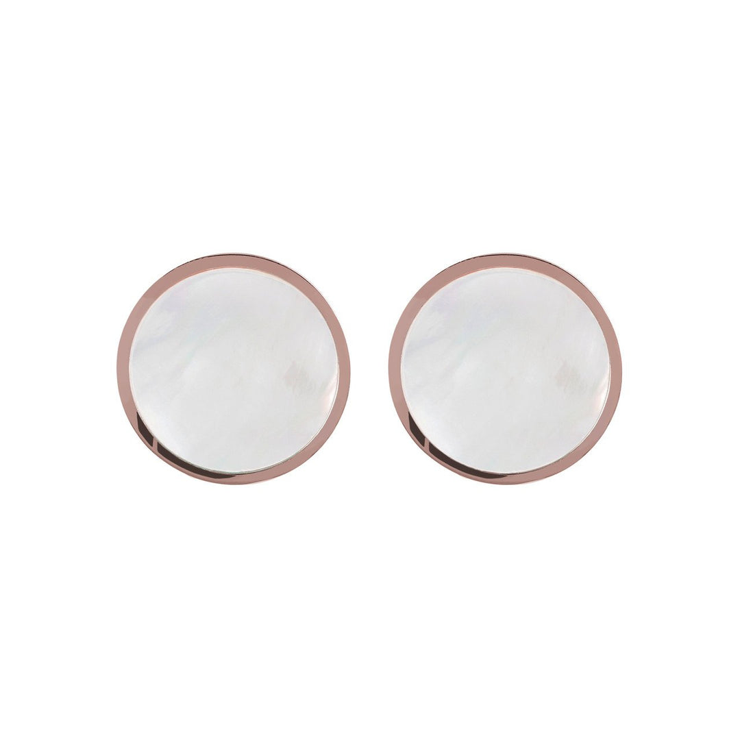 Bronzallure Gemstone Button Earrings