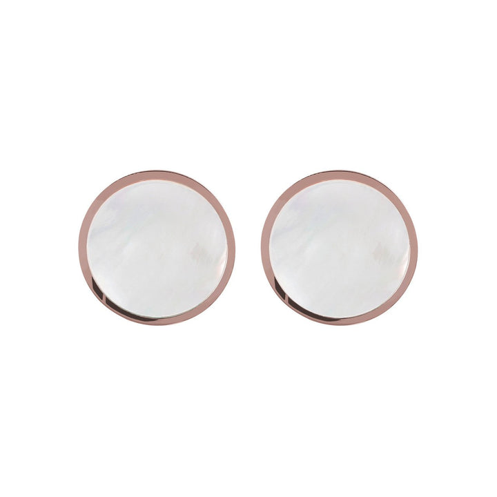 Bronzallure Gemstone Button Earrings