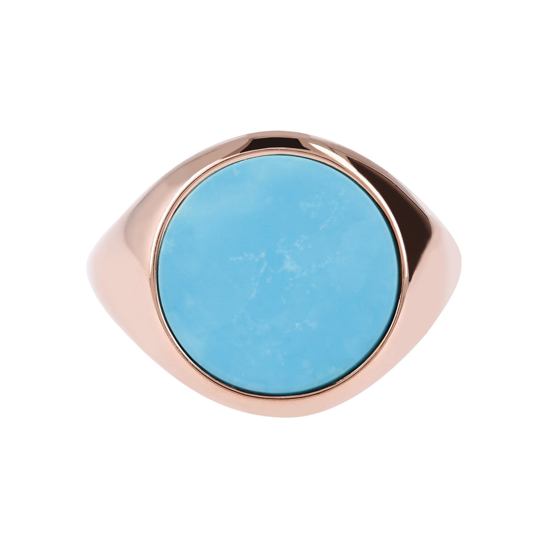 Bronzallure Gemstone Disc Rings