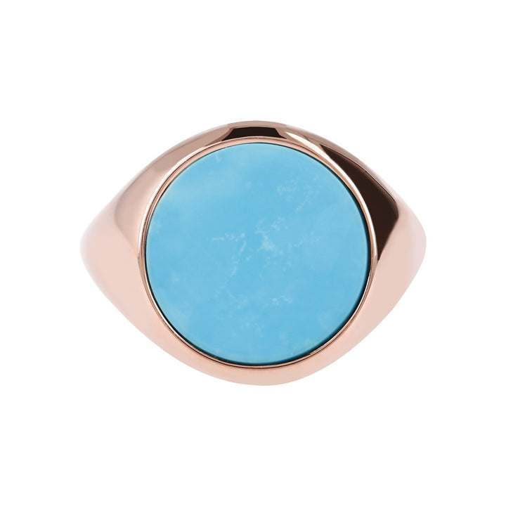 Bronzallure Gemstone Disc Rings