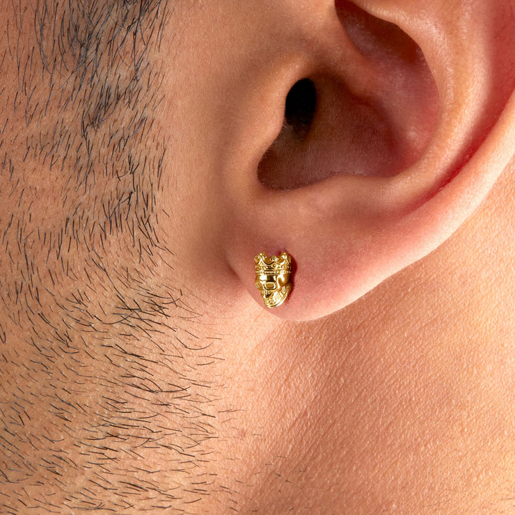 Thomas Sabo Ear Studs Skull Gold 