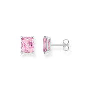 Heritage Pink Silver Stud Earrings | The Jewellery Boutique
