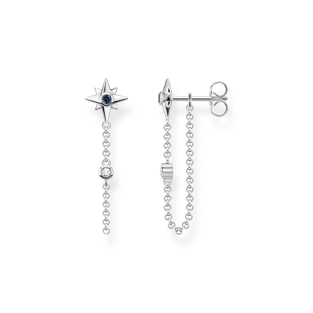 Thomas Sabo Earrings royalty star stones