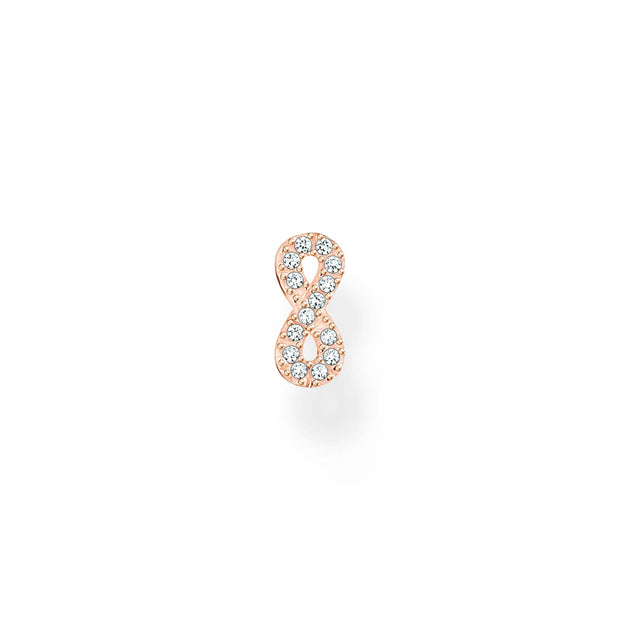 Single Ear Stud Infinity Rose Gold | The Jewellery Boutique
