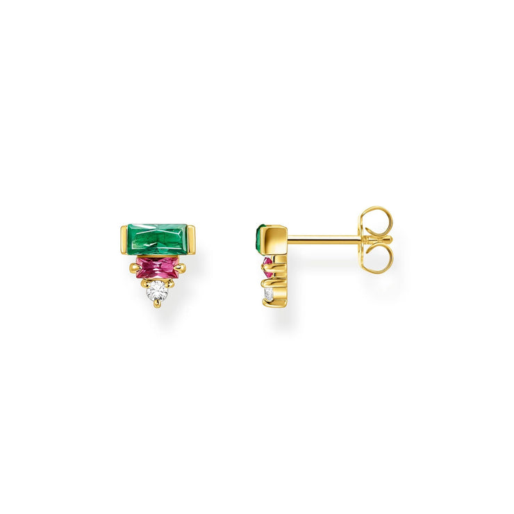 STONE BAGUETTE EAR STUDS | The Jewellery Boutique