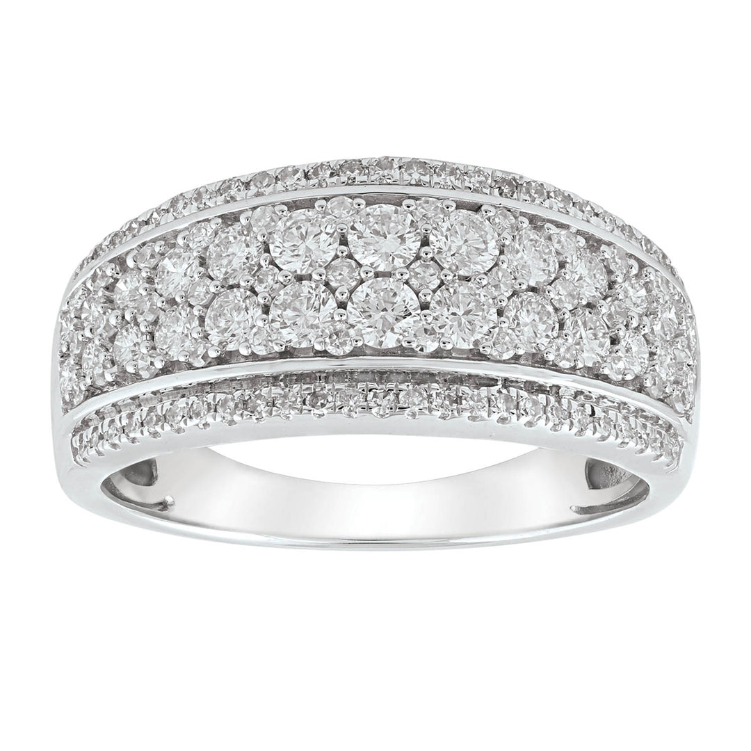Ring with 1ct Diamonds in 18K White Gold