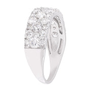 Ring with 2ct Diamonds in 9K White Gold