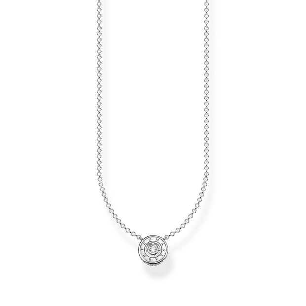 SPARKLING CIRCLES ZIRCONIA WHITE NECKLACE  | The Jewellery Boutique