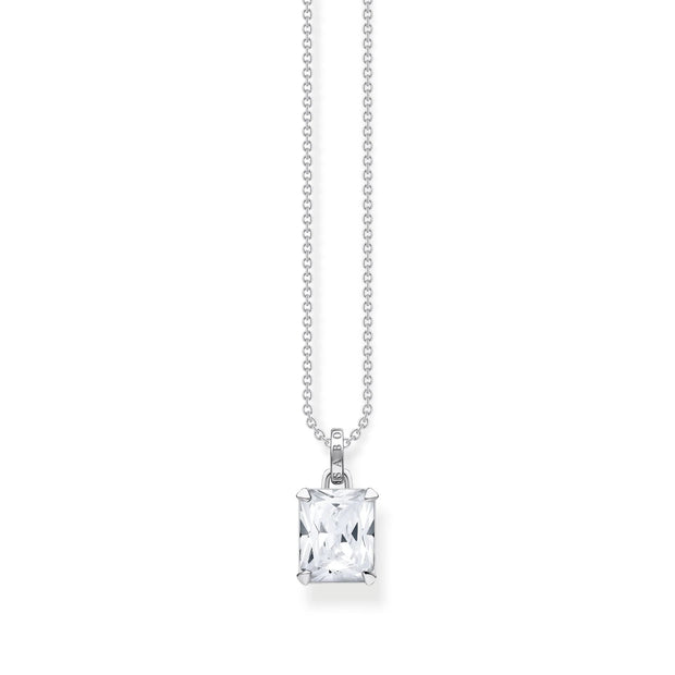 Heritage Pendant White Stone Necklace | The Jewellery Boutique